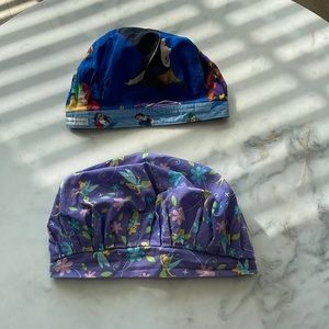2 Bouffant Scrub Caps - Disney Patterns